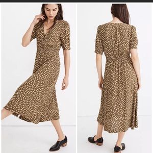 NWT Madewell | Button Cuff Midi Dress sz 8